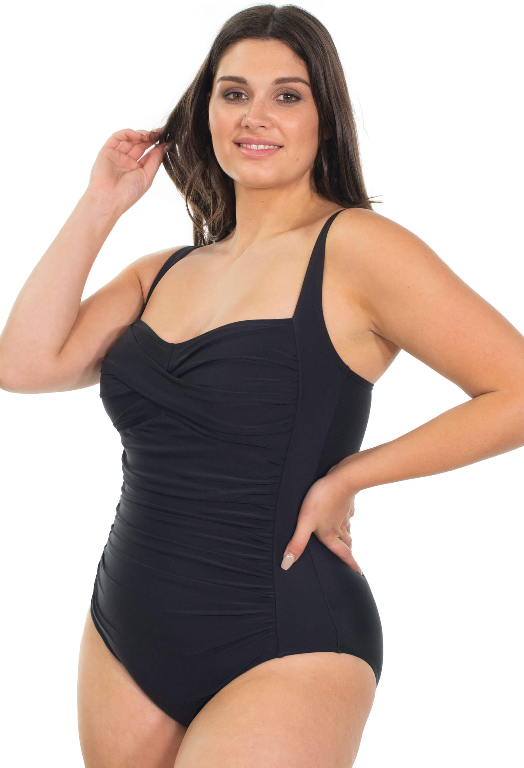 Freedo Plus Size One Piece Swimsuits , Swimwear Tummy Control