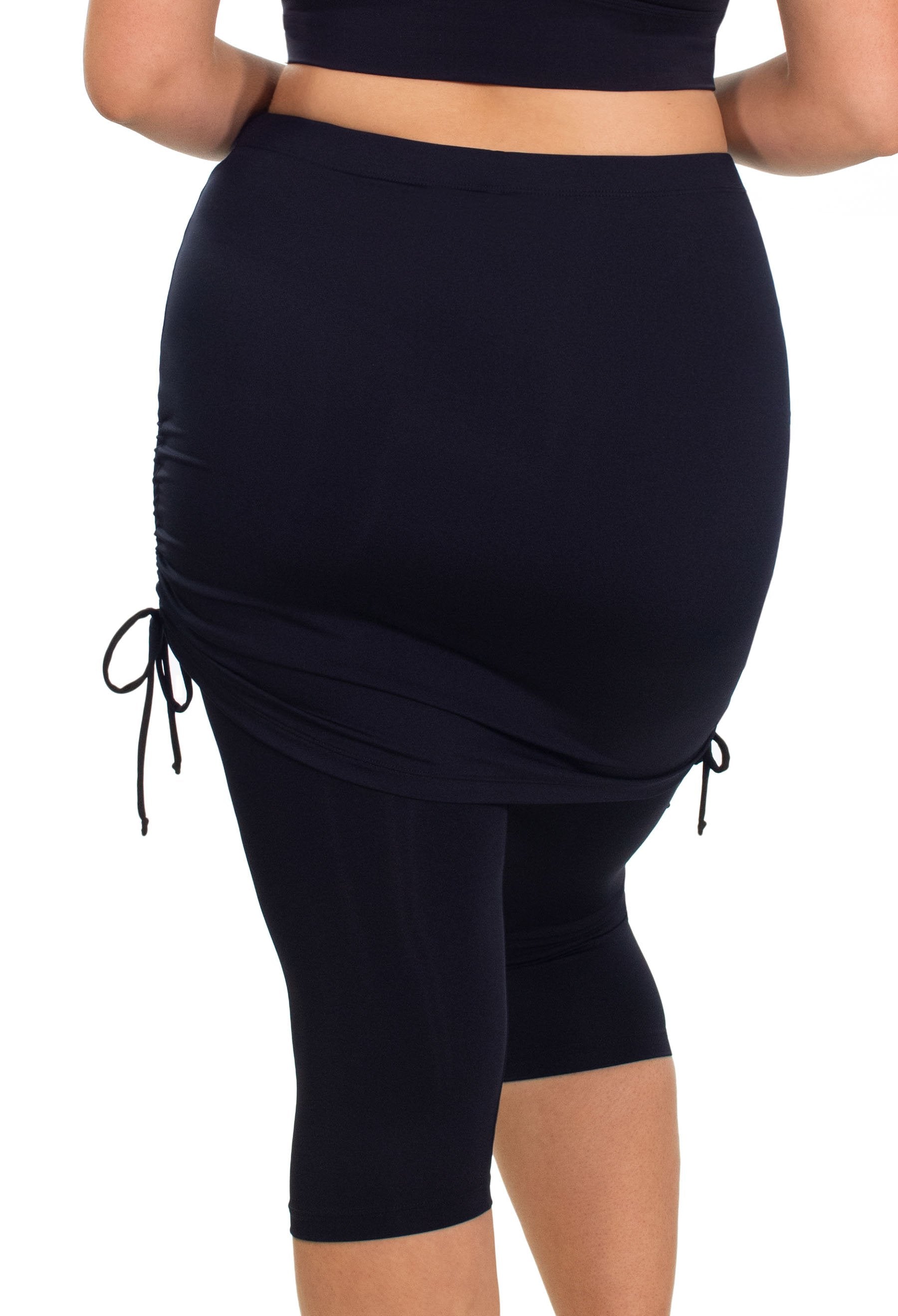 Knee Length Lycra® Sport Skirt With Attached 10