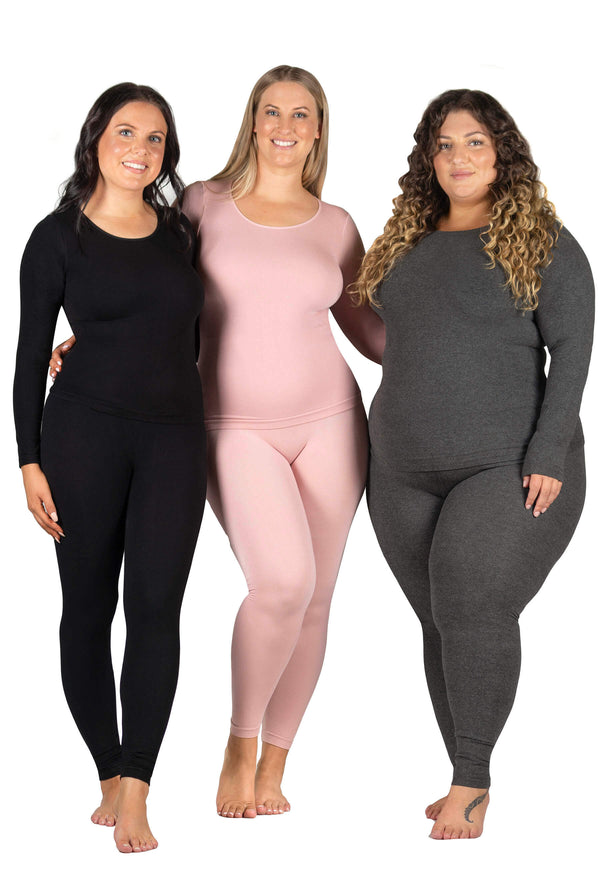 Seamless Long Sleeve Thermal Top - Seconds Sale