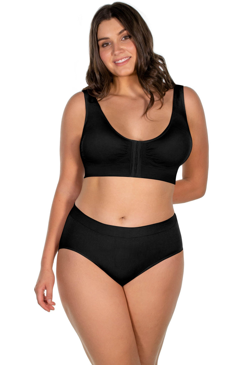 Padded Front Hook Bra - Wire Free