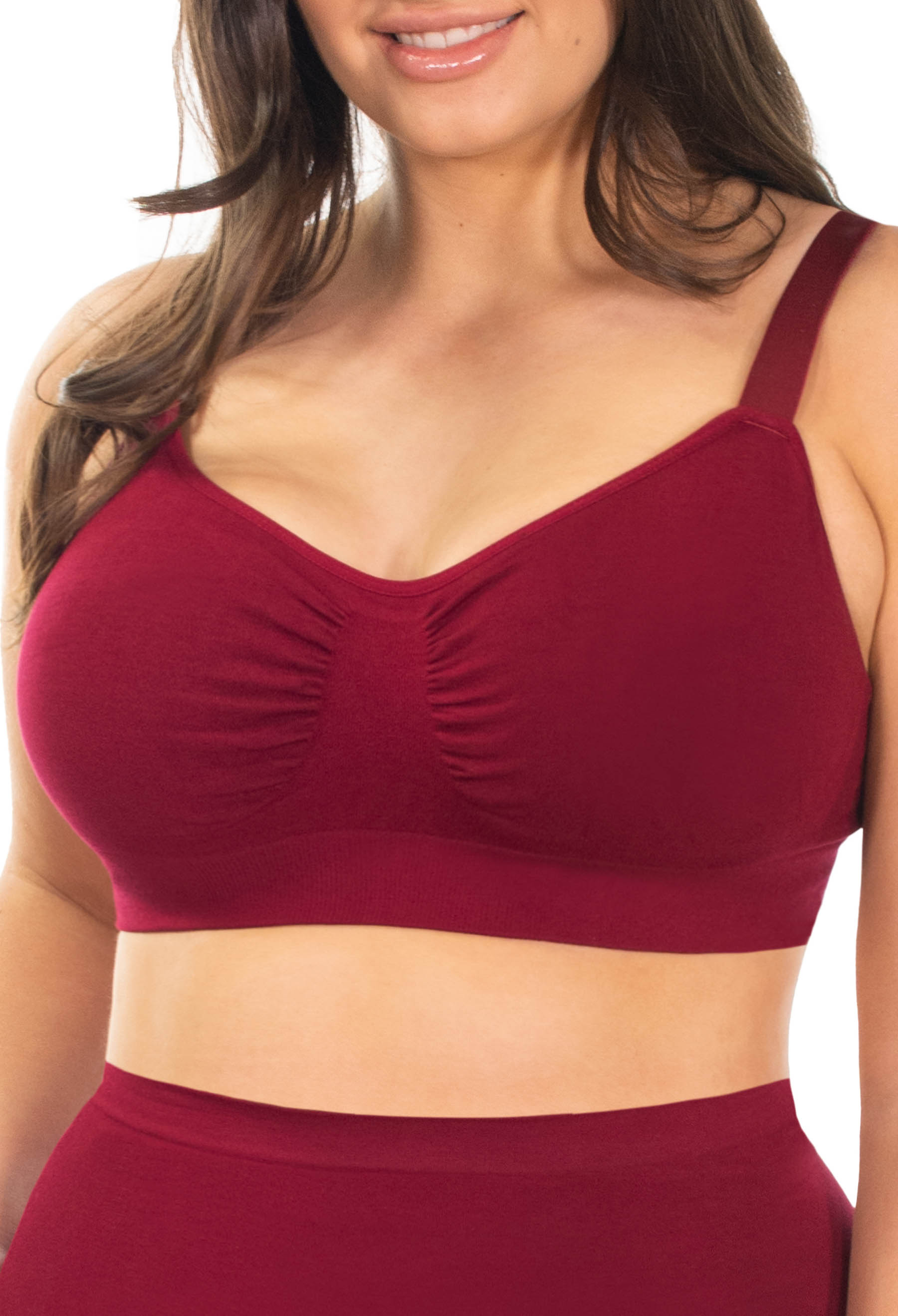 Soft Cup Wire Free Bamboo Padded Bra