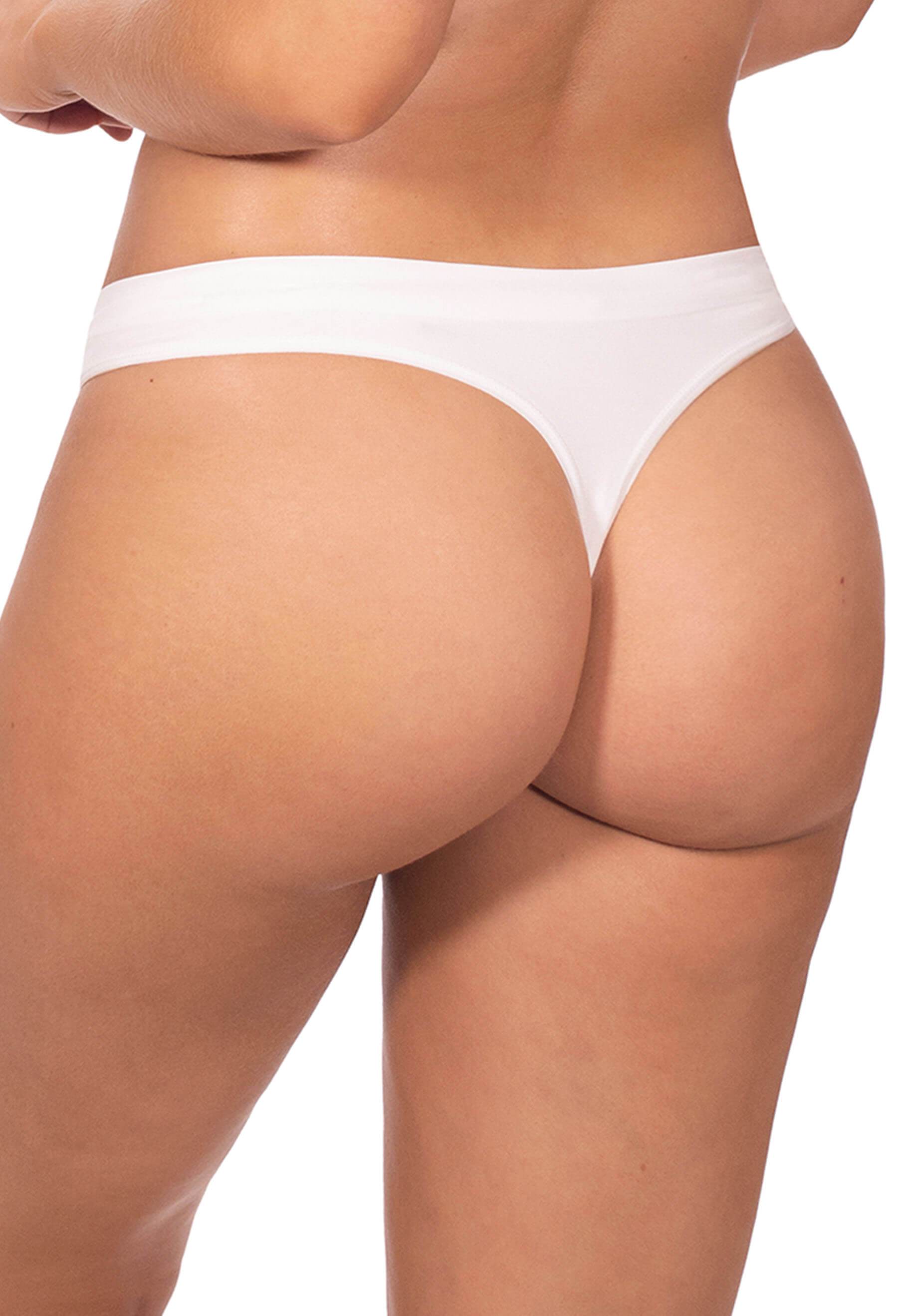 White Thong - Seamless Comfort